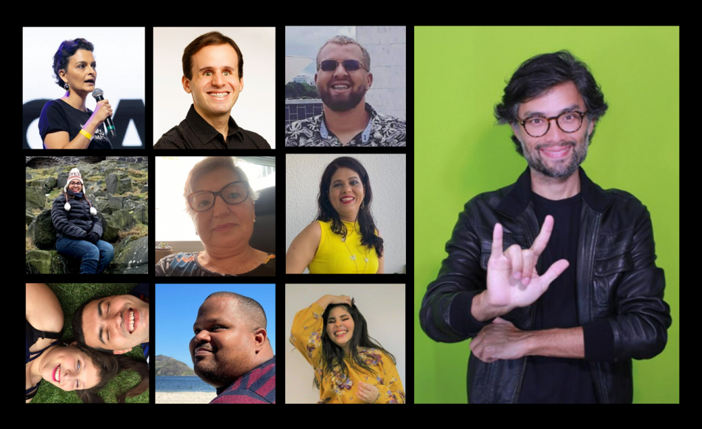 Mosaico com 10 fotos em close das pessoas mencionadas nesta matéria.